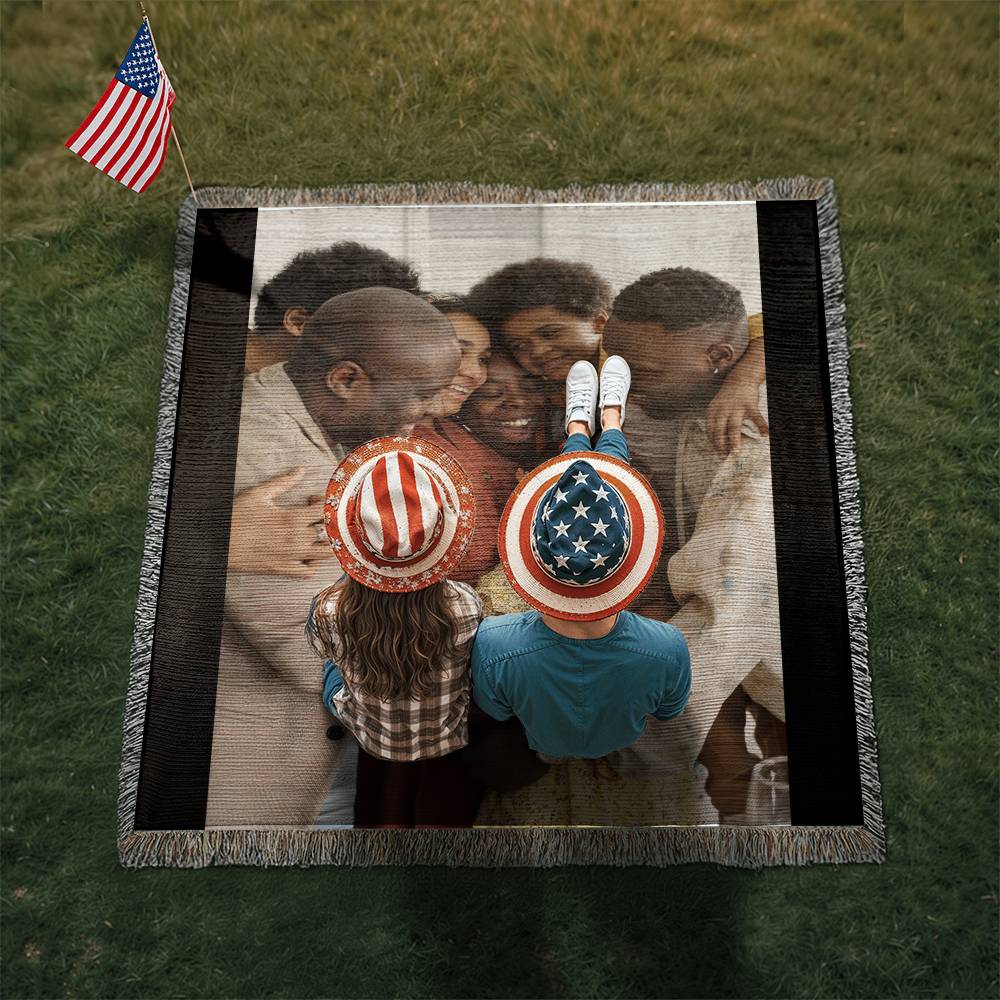 Custom Woven Blanket With Your Picture!