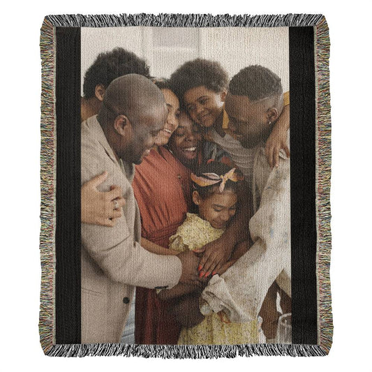 Custom Woven Blanket With Your Picture!