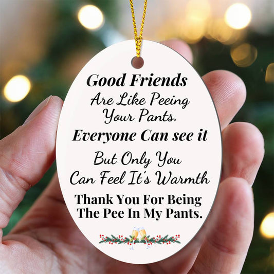 Hilarious Friend Ornament - Pre-Christmas Blowout Sale!  - Upto 60% Off